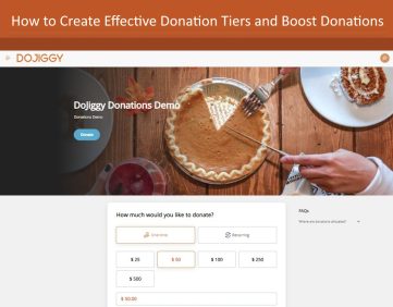 How to Create Effective Donation Tiers and Boost Donations