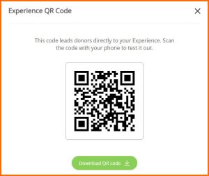 Scan to Donate