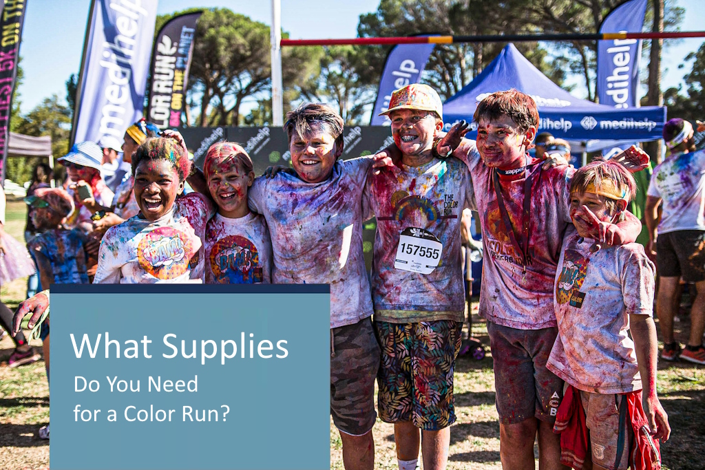 What Supplies Do You Need for a Color Run Fundraiser?