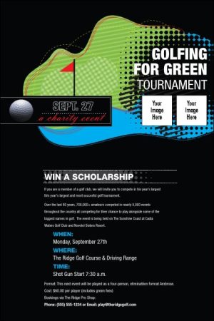 example of a Golf Tournament Flyer